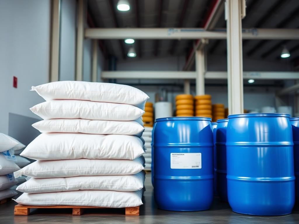 Water treatment chemicals warehouse